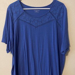 Catherines royal blue 2X top